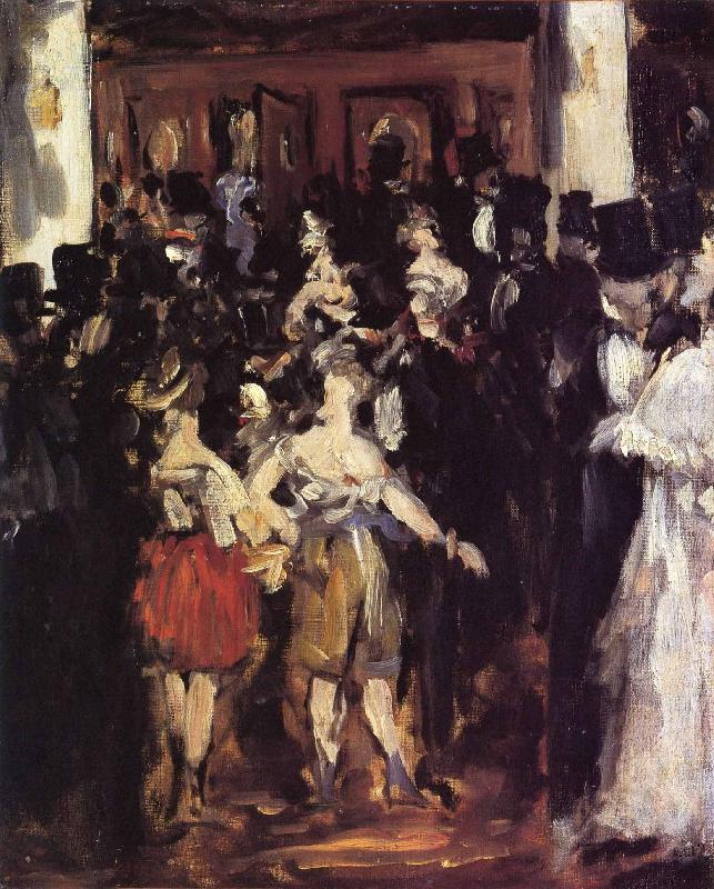 Edouard Manet Le bal de lOpera oil painting picture